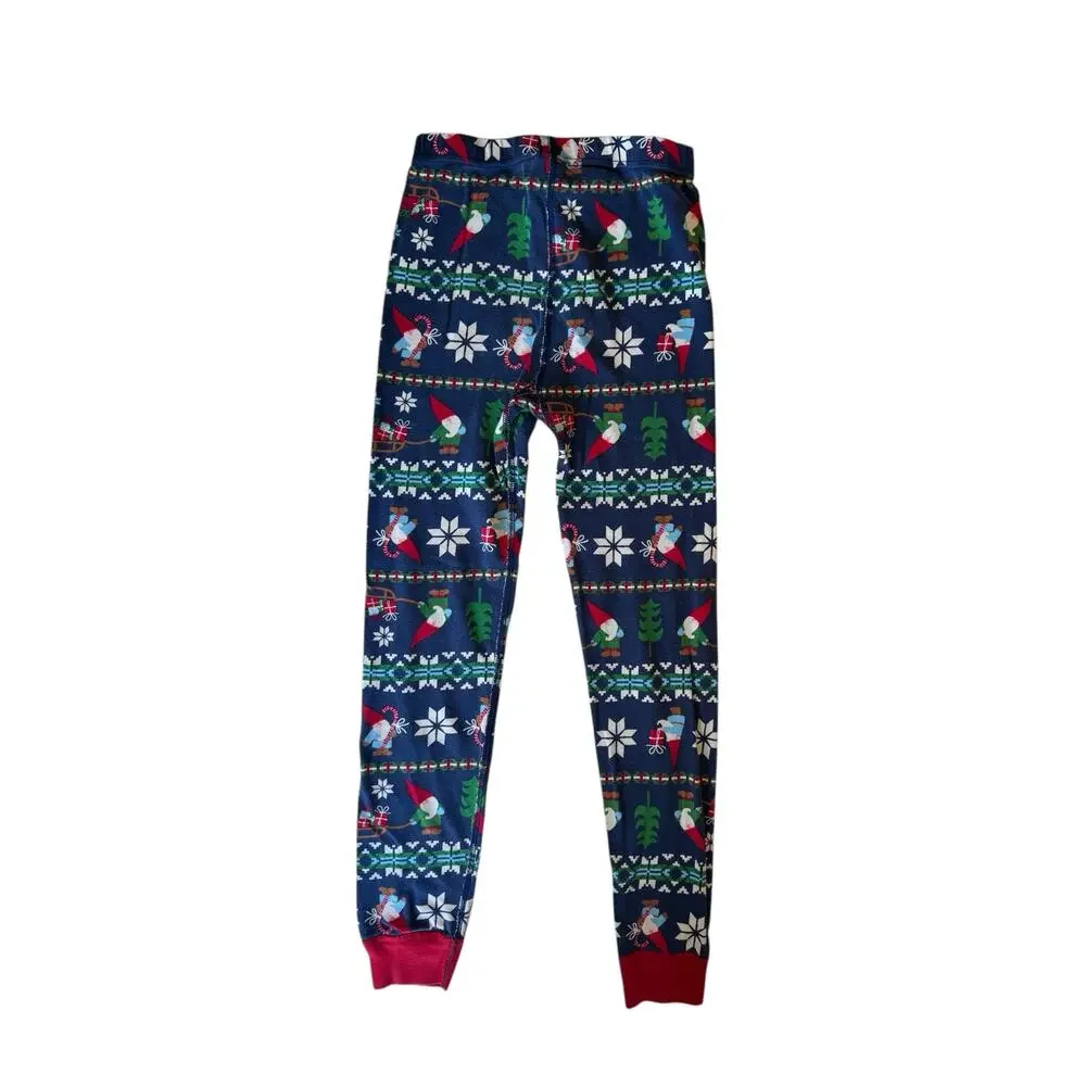 HANNA ANDERSSON + PRIMARY Gnome Holiday Fair Isle Pajama Set Size 10 140 Kids